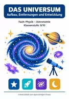 Vorschau - Arbeitsblätter - Das Universum – Aufbau, Entfernungen und Entwicklung (Physik/Astronomie, Klasse 9/10) – Physik, Klasse 9–10 - Seite 1