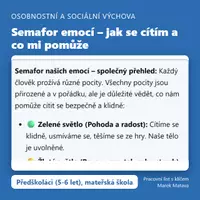 Náhled - Semafor emoci - jak se citim a co mi pomuze (MS) - krycí list