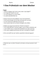 Vorschau - Stundenentwürfe - Lesetest Klasse 4 – Geburtstag | 10 Texte mit Fragen & Lösungen - Seite 3