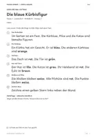 Vorschau - Arbeitsblätter - Lesen & Malen Herbst/Halloween – Klasse 1/2 - Seite 3