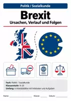 Vorschau - Arbeitsblätter - Brexit – Ursachen, Verlauf und Folgen (Politik/Sozialkunde, Klasse 9–10) – Politik/Sozialkunde, Klasse 9–10 - Seite 1