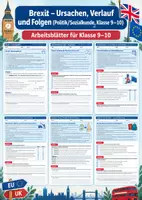 Vorschau - Arbeitsblätter - Brexit – Ursachen, Verlauf und Folgen (Politik/Sozialkunde, Klasse 9–10) – Politik/Sozialkunde, Klasse 9–10 - Deckblatt