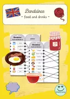 Vorschau - Spiele - Bandolinos: breakfast/food and drinks - Deckblatt
