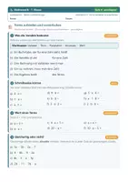 Vorschau - Arbeitsblätter - Terme und Gleichungen Mathematik 7 Mittelschule - Seite 1