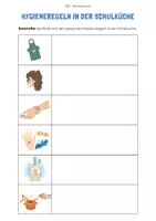 Vorschau - Arbeitsblätter - Hygiene- und Sicherheitsregeln in der Schulküche (AES) - Deckblatt