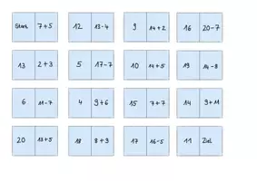Vorschau - Spiele - Mathe-Domino- ZR 20 - Deckblatt