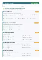Vorschau - Arbeitsblätter - Mathematik 9 Mittelschule - Komplettpaket + Lernzielkontrollen + Grundwissen - Seite 2