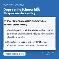 Náhled - Bezpecne do skolky - dopravni vychova (MS) - krycí list