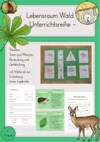 Vorschau - Stundenentwürfe - Wald Unterrichtsreihe Sachunterricht - Deckblatt