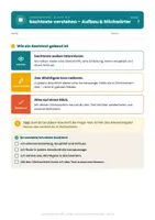 Vorschau - Stundenentwürfe - Lesekompetenz 5/6 – Sachtexte verstehen: Aufbau & Stichwörter - Seite 1
