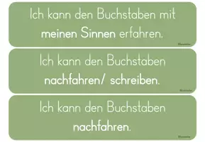Vorschau - Stationenlernen - Buchstabenweg Lernziele - Seite 3