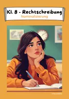 Vorschau - Arbeitsblätter - Nominalisierung (Substantivierung, Rechtschreibung) - Klasse 8 - Deckblatt