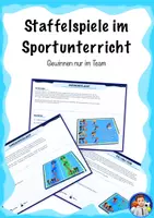 Vorschau - Spiele - Sportspiele - Staffelspiele im Sportunterricht - Deckblatt