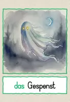 Vorschau - Fördermaterial/Inklusion - Halloween: Bild-und Wortkarten_DaZ/ DaF Wortschatz - Seite 1