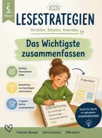Vorschau - Stundenentwürfe - Lesekompetenz 5/6 – Das Wichtigste zusammenfassen - Deckblatt