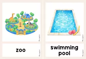 Vorschau - Bildkarten - Flashcards In Town - Bild- und Wortkarten - Seite 3