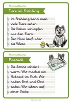 Vorschau - Aufgabenkarten - Abschreibkartei Grundschrift & teilverbundene Grundschrift + Wimmelbild - Seite 2