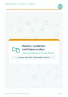 Vorschau - Stundenentwürfe - Dateitypen und Ordner erkennen und erstellen - Deckblatt