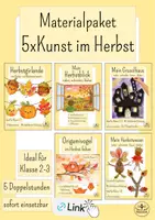 Vorschau - Mal- und Bastelvorlagen - Kunst Halloween Grundschule - Fensterbilder Geister, Gespenster - Herbst Suncatcher aus Transparentpapier basteln Klasse 2, Klasse 3 - Seite 2