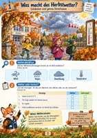 Vorschau - Arbeitsblätter - Herbstwetter - Entdecken, messen, verstehen - Seite 1