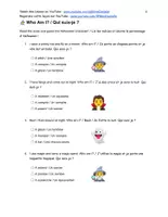 Aperçu - Feuilles d'exercices - Halloween - Bilingue - Français-anglais - Mme Danielle - Page 3