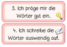 Vorschau - Poster - Abschreibregeln - 6 Wortkarten - Seite 3