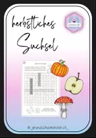 Vorschau - Arbeitsblätter - Herbst Suchsel - 1. & 2. Klasse - Deckblatt