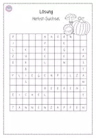 Vorschau - Arbeitsblätter - Herbst Suchsel - 1. & 2. Klasse - Seite 3