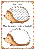 Vorschau - Fördermaterial/Inklusion - Herbst Nachspurheft Graphomotorik Arbeitsheft Förderschule - Seite 2