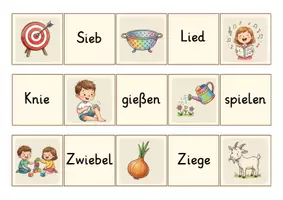 Vorschau - Spiele - Merkspiel-Wörter mit -ie / Freiarbeit - Seite 3