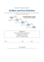 Vorschau - Arbeitsblätter - Größen und ihre Einheiten Geld, Längen, Masse, Zeit, Kommaschreibweise, Dreisatz und Maßstab Übungsheft mit Test und Lösungen Klasse 5 - Seite 1