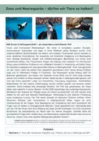 Vorschau - Arbeitsblätter - Tierethik: Zoos & Meeresparks | Arbeitsblätter & Talkshow - Seite 3