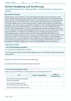 Vorschau - Arbeitsblätter - Arbeitsblatt Religion Klasse 8 – Schuld, Vergebung und Versöhnung - Seite 1