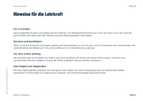 Vorschau - Unterrichtsreihen - Wetter und Kleidung DaZ | Wortschatz Vorkurs & Klasse 1 | Auswählen und sprechen - Seite 2