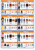 Aperçu - Feuilles d'exercices - Speaking cards: physical description / clothes - Page 3