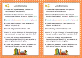 Vorschau - Arbeitsblätter - Lernwörtertraining Deutsch Richtig schreiben - Deckblatt