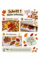 Vorschau - Mal- und Bastelvorlagen - Herbsttiere mit echten Blättern, Kunstprojekt mit Naturmaterialien | Klasse 2–4 - Seite 2