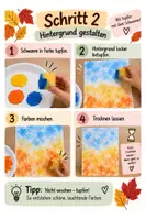 Vorschau - Mal- und Bastelvorlagen - Herbsttiere mit echten Blättern, Kunstprojekt mit Naturmaterialien | Klasse 2–4 - Seite 3