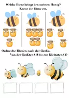 Vorschau - Arbeitsblätter - Ordne nach Größe - Pränumerik 1.Klasse - Deckblatt