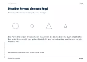 Vorschau - Unterrichtsreihen - Sortieren und Umordnen | Vorschule & Klasse 1 | Mathe-Anfangsunterricht - Seite 3