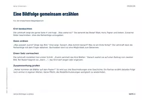 Vorschau - Unterrichtsreihen - Herbst Bildergeschichte DaZ Klasse 1 | Bildfolgen erzählen | Sprechen und Erzählen - Seite 3