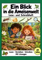 Vorschau - Arbeitsblätter - Ein Blick in die Ameisenwelt: Deutsch Klasse 2, Leseheft, Bilder lesen, Wortschatz, Geschichten schreiben, Arbeitsblätter mit Lösungen - Deckblatt