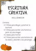 Vista previa - Hojas de trabajo - ESCRITURA CREATIVA de HALLOWEEN - página 2
