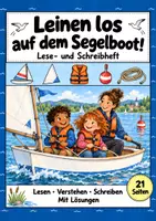 Vorschau - Arbeitsblätter - Leinen los auf dem Segelboot!: Deutsch Klasse 2, Leseheft, Bilder lesen, Wortschatz, Geschichten schreiben, Arbeitsblätter mit Lösungen - Deckblatt