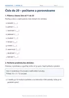 Voorbeeld - Getallen tot 20: tellen en vergelijken - Pagina 2