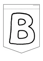 Vorschau - Mal- und Bastelvorlagen - Wimpelgirlande - Das Alphabet (Vorschule, Klasse 1) - Seite 3