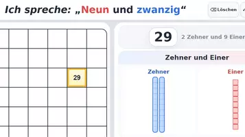Vorschau - Präsentationen/Tafelbilder - 🔢 Interaktive Hundertertafel bis 100 | Smartboard & Touch | Zehner, Einer & Stellenwerttafel - Seite 3