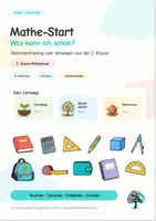 Vorschau - Stationenlernen - Mathe-Start: Stationentraining 7. Klasse - Deckblatt