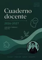 Vista previa - Para docentes: organización, planificación y formación - Cuaderno profesor 2026-2027 - Portada