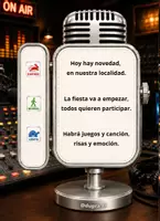 Vista previa - Juegos / Gamificación - Micrófonos para trabajar los elementos suprasegmentales. - Portada